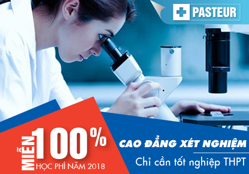 Cơ hội miễn 100% học phí Cao đẳng Xét nghiệm Đà Nẵng năm 2018
